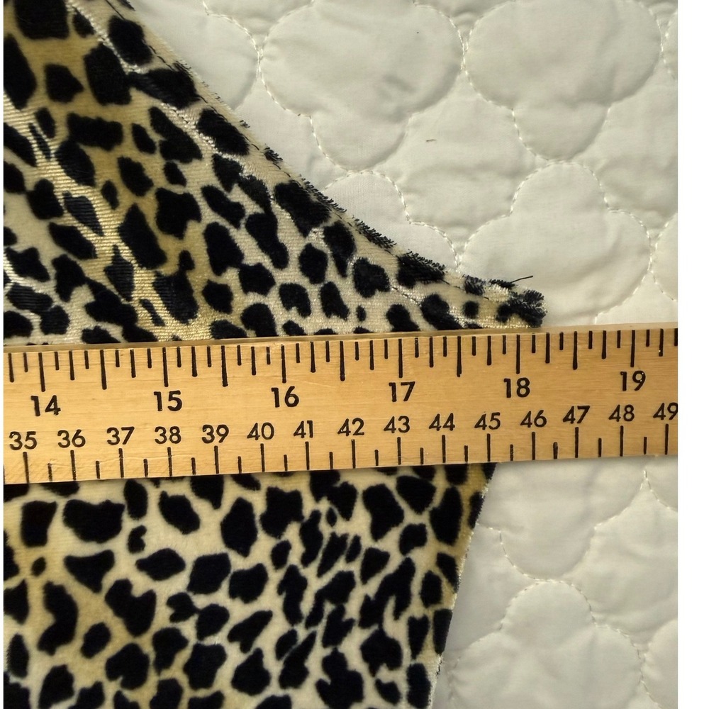 Karen Alexander Boston Proper Leopard Halter Maxi Dress Keyhole Velvet Medium - Picture 5 of 8